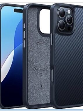 TORRAS Upgraded For IPhone 16 Pro Case Aramid Fiber Back 1006/lb-1